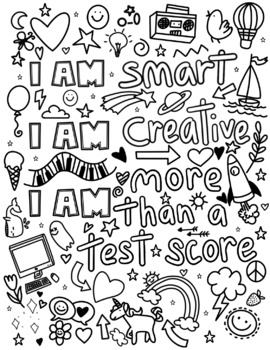 Testing coloring sheet by thebrightteacher tpt