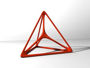 D tetrahedron models