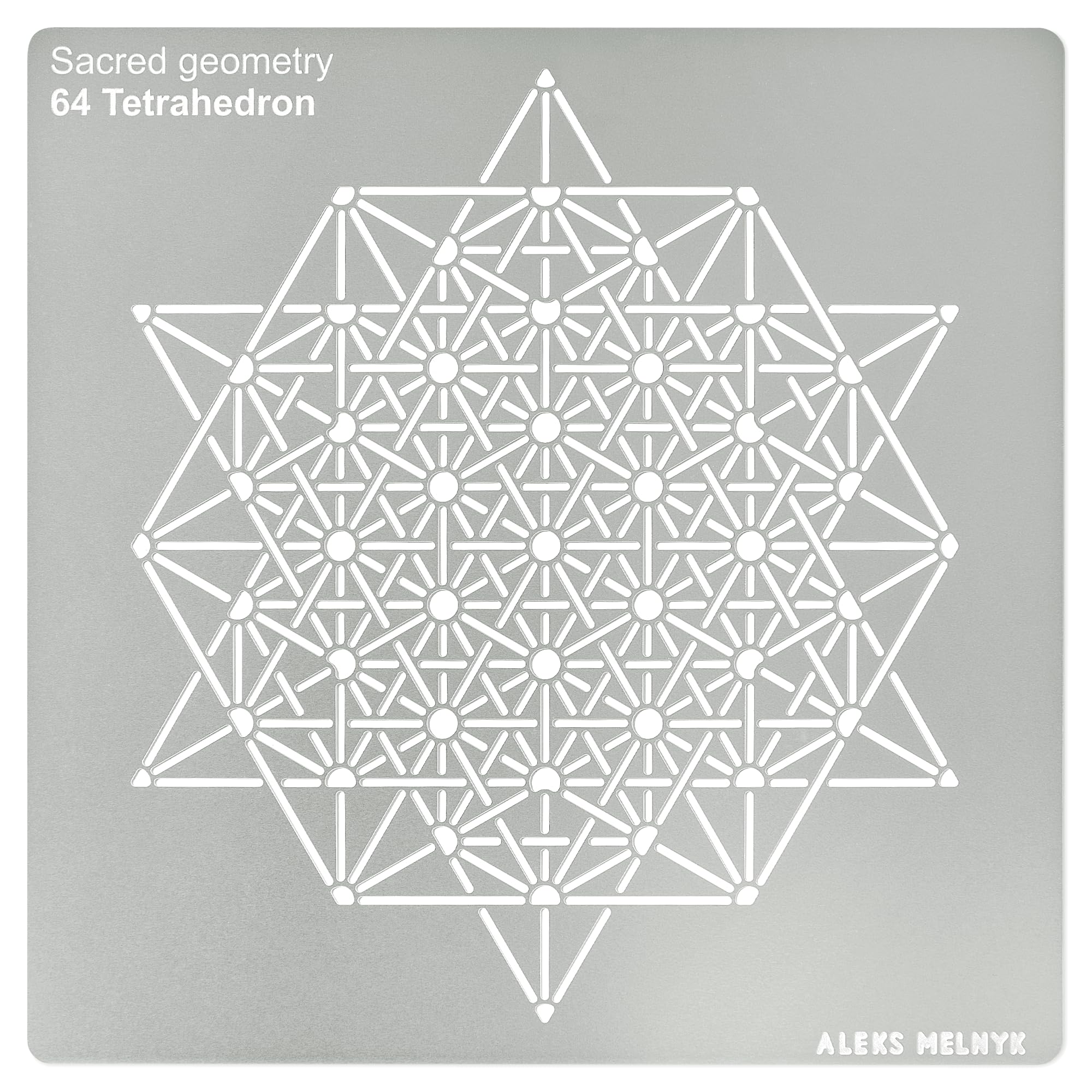 Aleks melnyk no metal stencil sacred geometry figures tetrahedron pc template for wood burning engraving crafting scrapbook arts crafts sewing