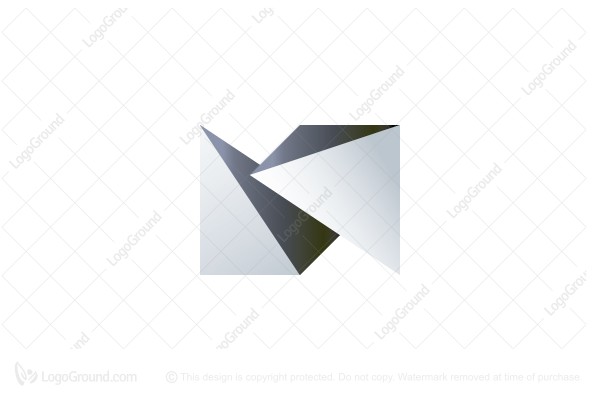 Tetrahedron letter n logo