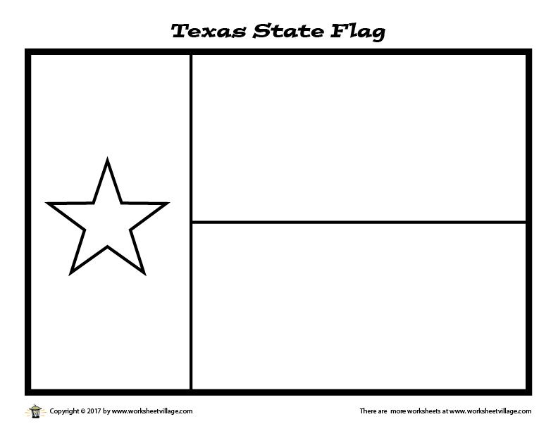Texas state flag coloring page â worksheet village flag coloring pages texas state flag texas flag crafts