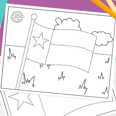 Free printable lone star texas flag coloring pages kids activities blog
