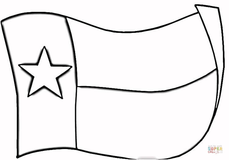 Texas flag coloring page free printable coloring pages
