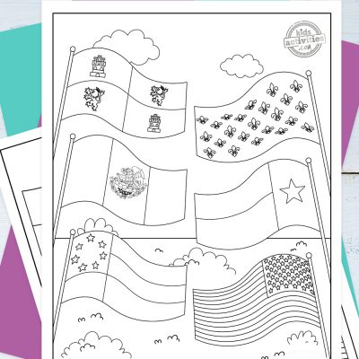 Flags over texas coloring pages kids activities blog