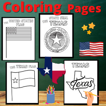 United states and texas pledge of allegiance cut paste activity resource made by teachers