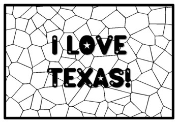 I love texas coloring pages us states project pattern art us history