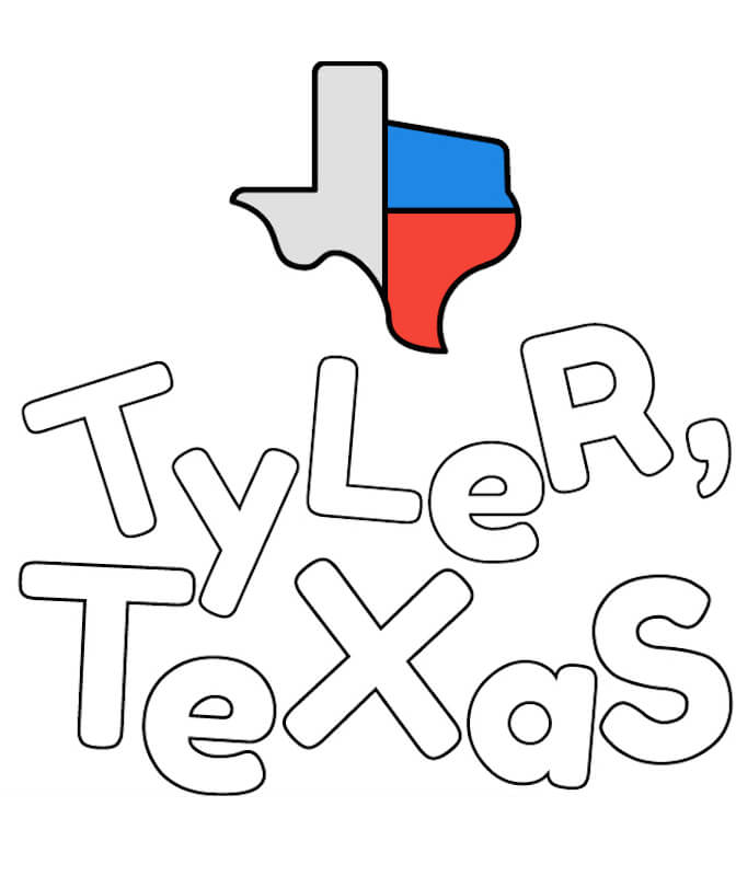 Visit tyler coloring book