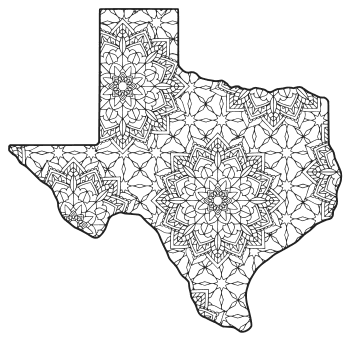 Texas â map outline printable state shape stencil pattern â diy projects patterns monograms designs templates