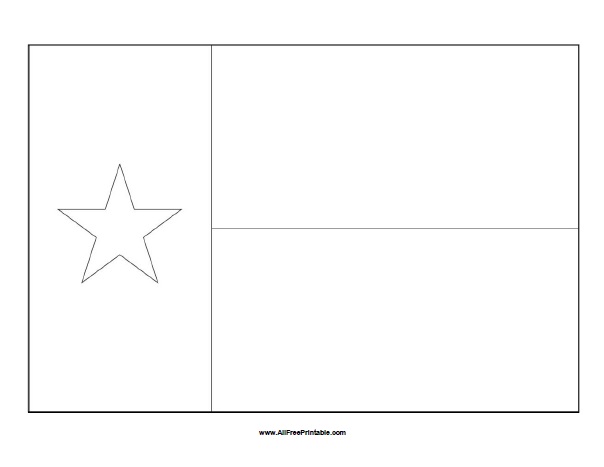 Texas flag coloring page â free printable