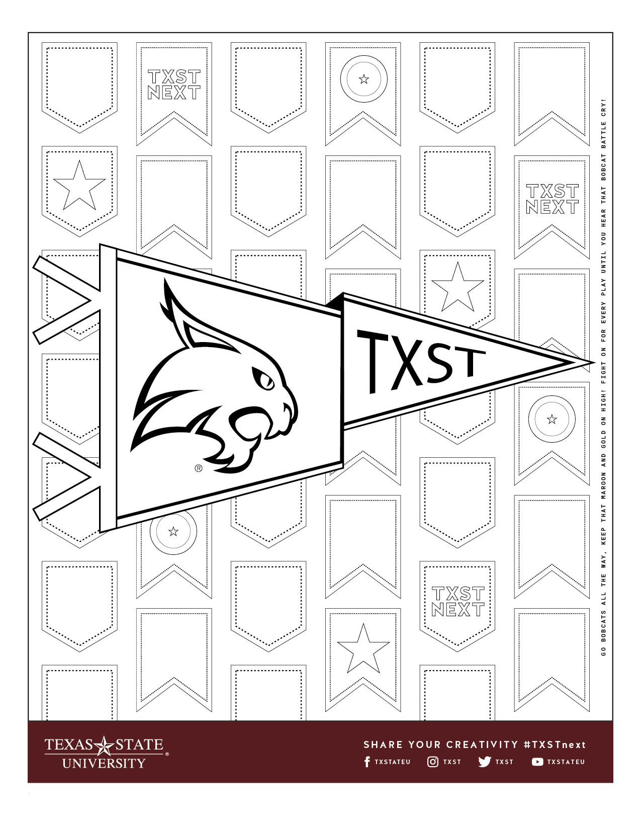 Coloring pages guidelines texas state university