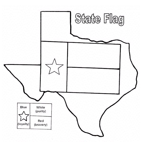 Pictxeer texas flag coloring page texas symbols flag coloring pages texas flags