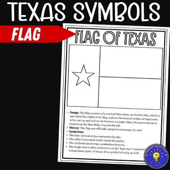 Texas symbols coloring pages flag