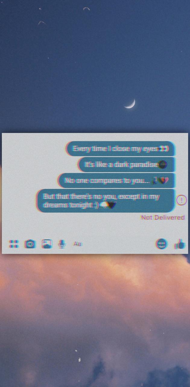 Aesthetic texting wallpaper by weexxow