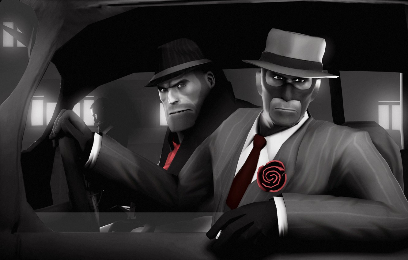 Wallpaper spy team fortress spy heavy black images for desktop section ððññ