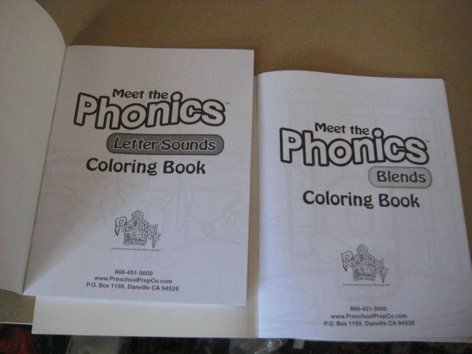 Meet the phonics series coloring activity workbooks lot of