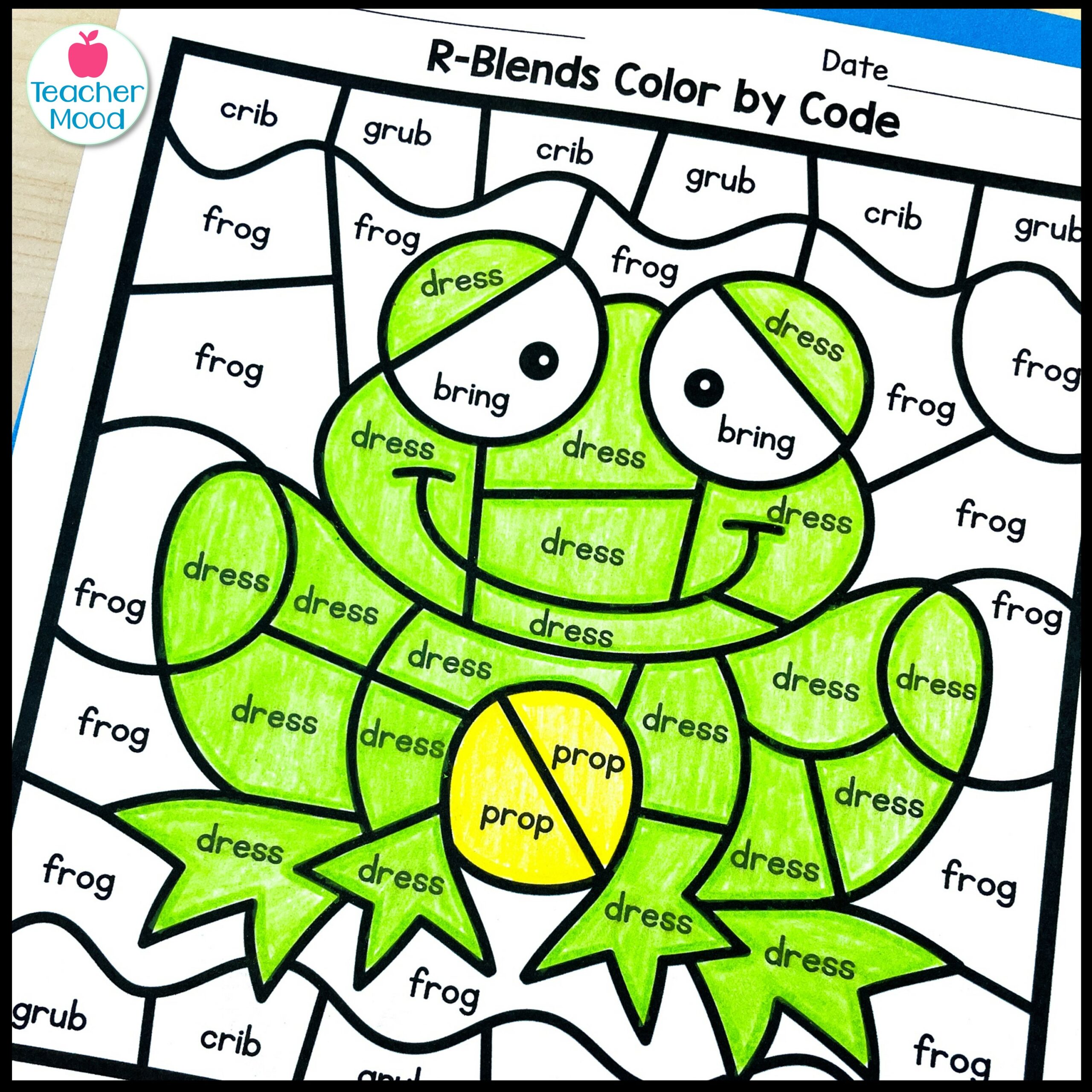 Word work coloring pages phonics worksheets decodables made by teachers