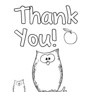 Thank you coloring pages printable for free download