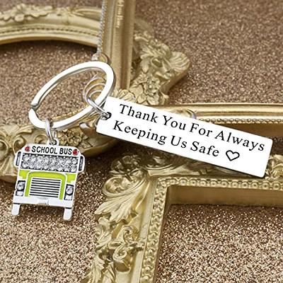 Bus driver appreciation gifts bulk school bus driver christmas gifts for women bus drivers keychain for