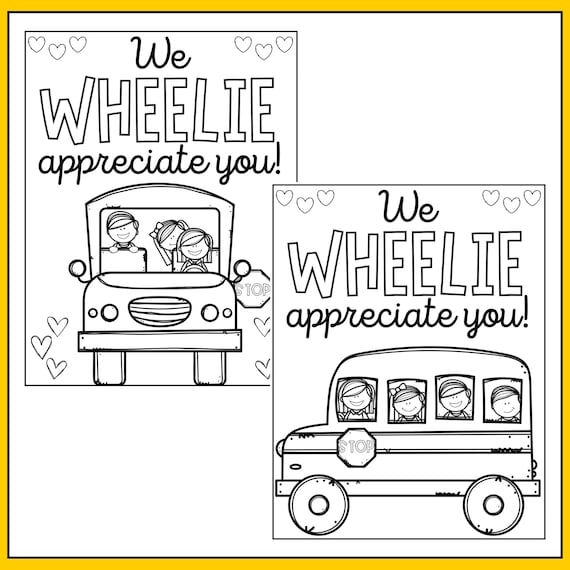 Bus driver appreciation thank you letters coloring pages download printable