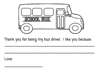 Bus driver appreciation tpt