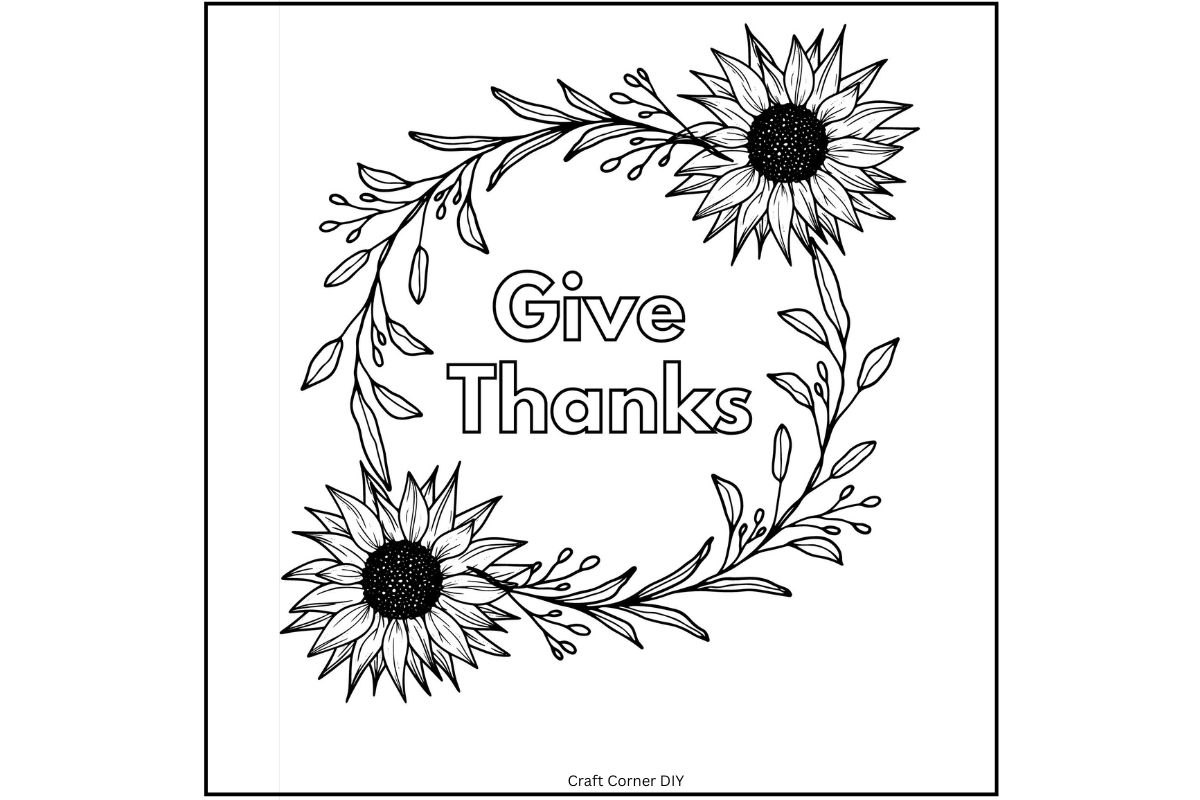 Thanksgiving coloring pages