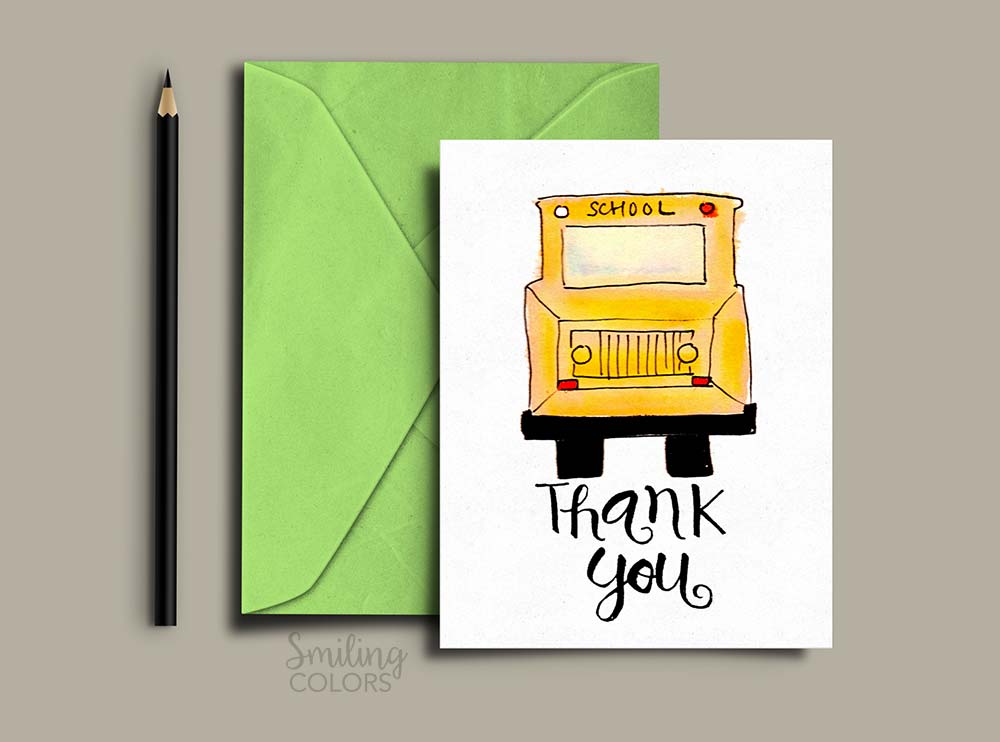 Free thank you teacher printable cards