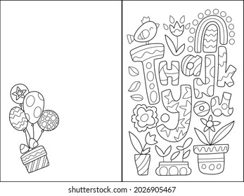 Thank you coloring page images stock photos d objects vectors