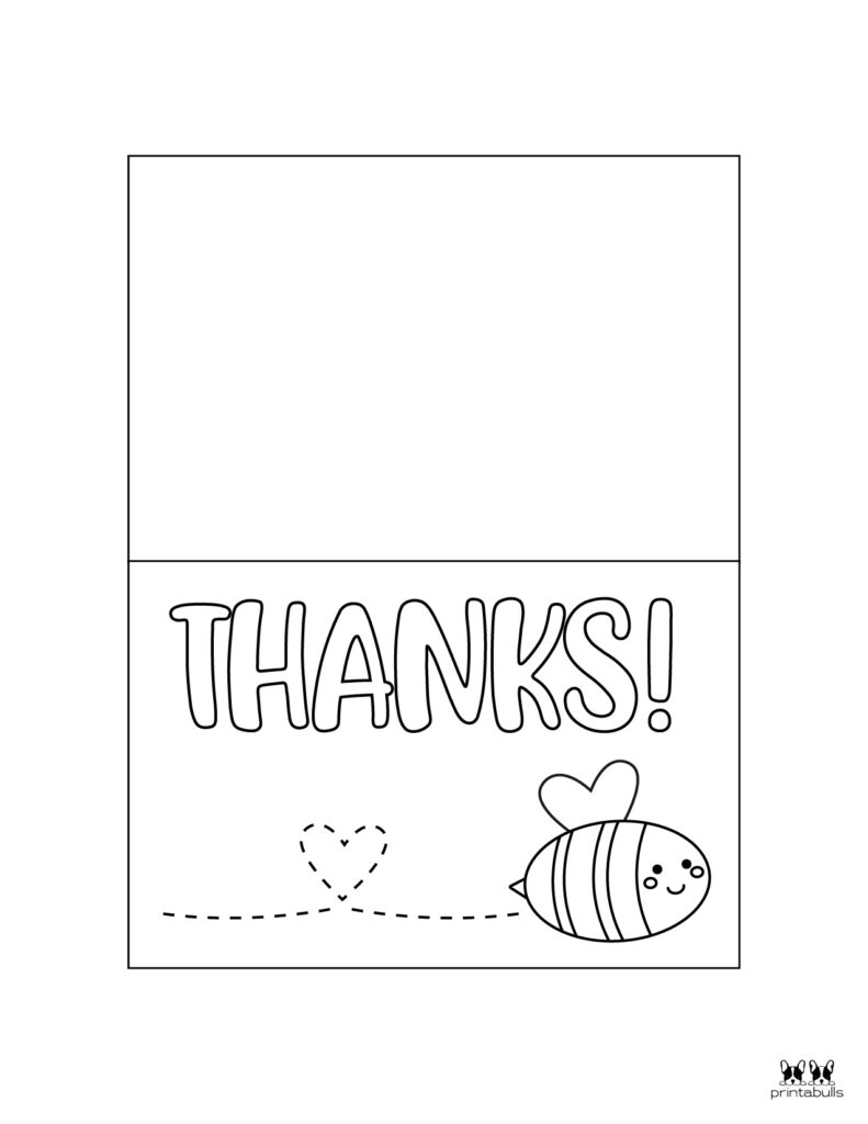 Printable thank you cards