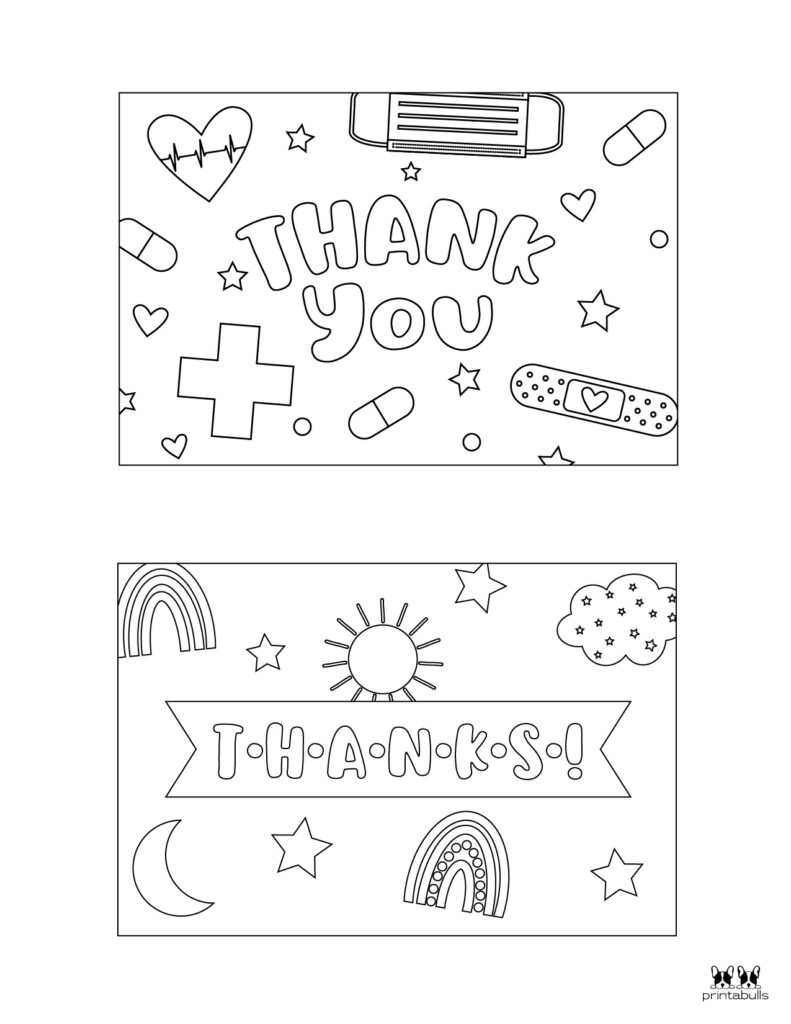 Printable thank you cards