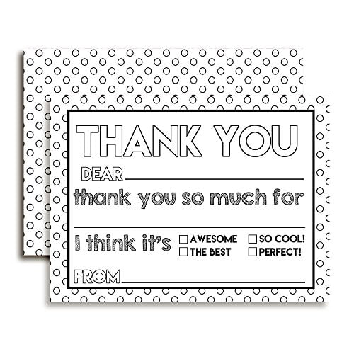 Color your own thank you cards â amanda creation