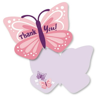 Butterfly thank you cards