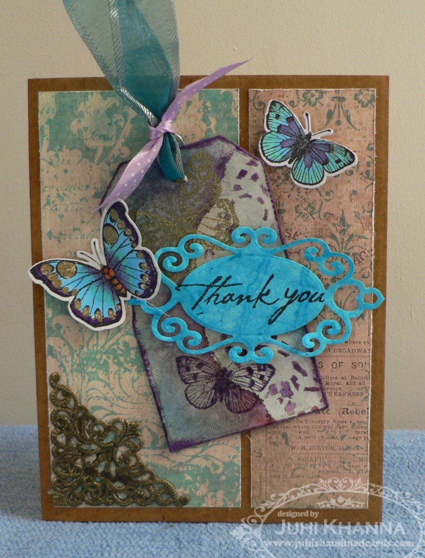 Juhis handmade cards thank you