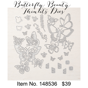 Butterfly beauty thank you card