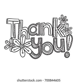 Thank you coloring page images stock photos d objects vectors