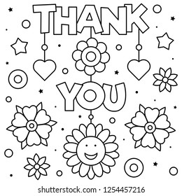 Thank you coloring page images stock photos d objects vectors