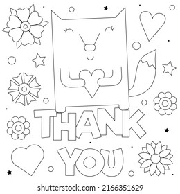 Thank you coloring page images stock photos d objects vectors