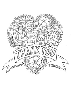 Thank you free coloring pages