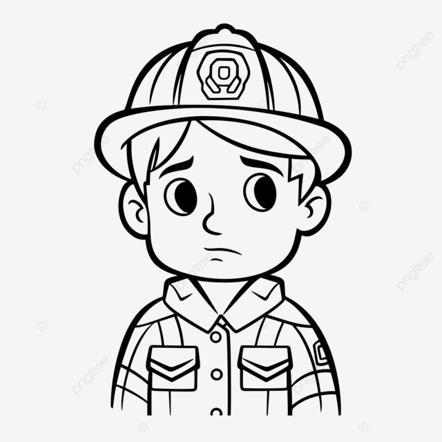 The fireman coloring page best pictures outline sketch drawing vector fire drawing wing drawing man drawing png and vector with transparent background for free download