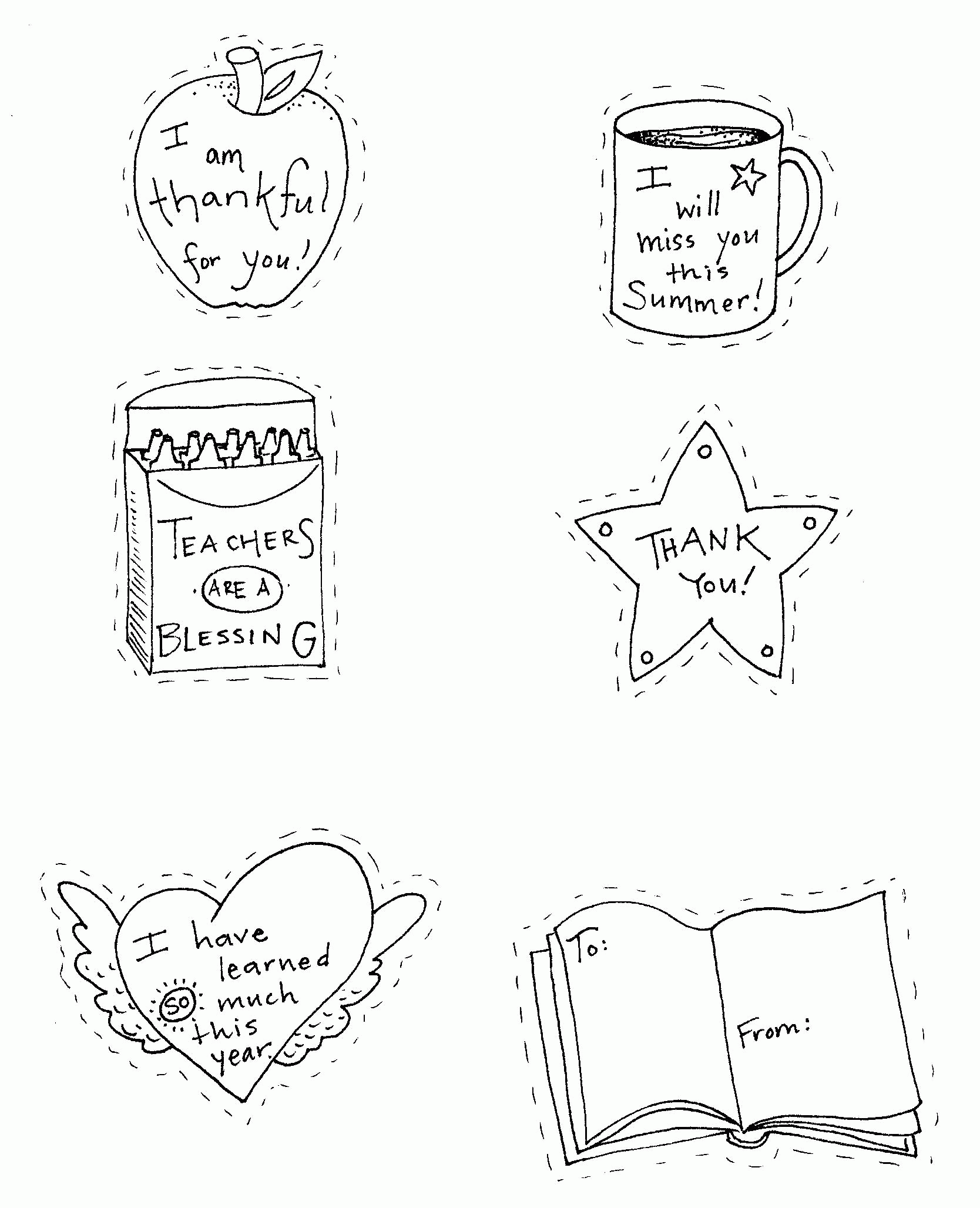 Teacher coloring pages