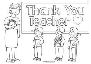 Free printable thank you coloring pages for kids