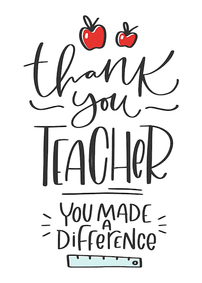 Free teacher appreciation cards thank you cards for teachers