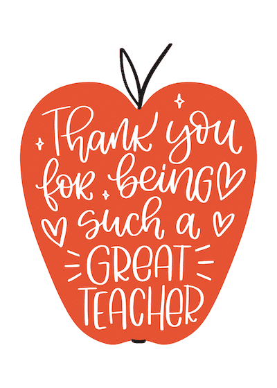 Free teacher appreciation cards thank you cards for teachers