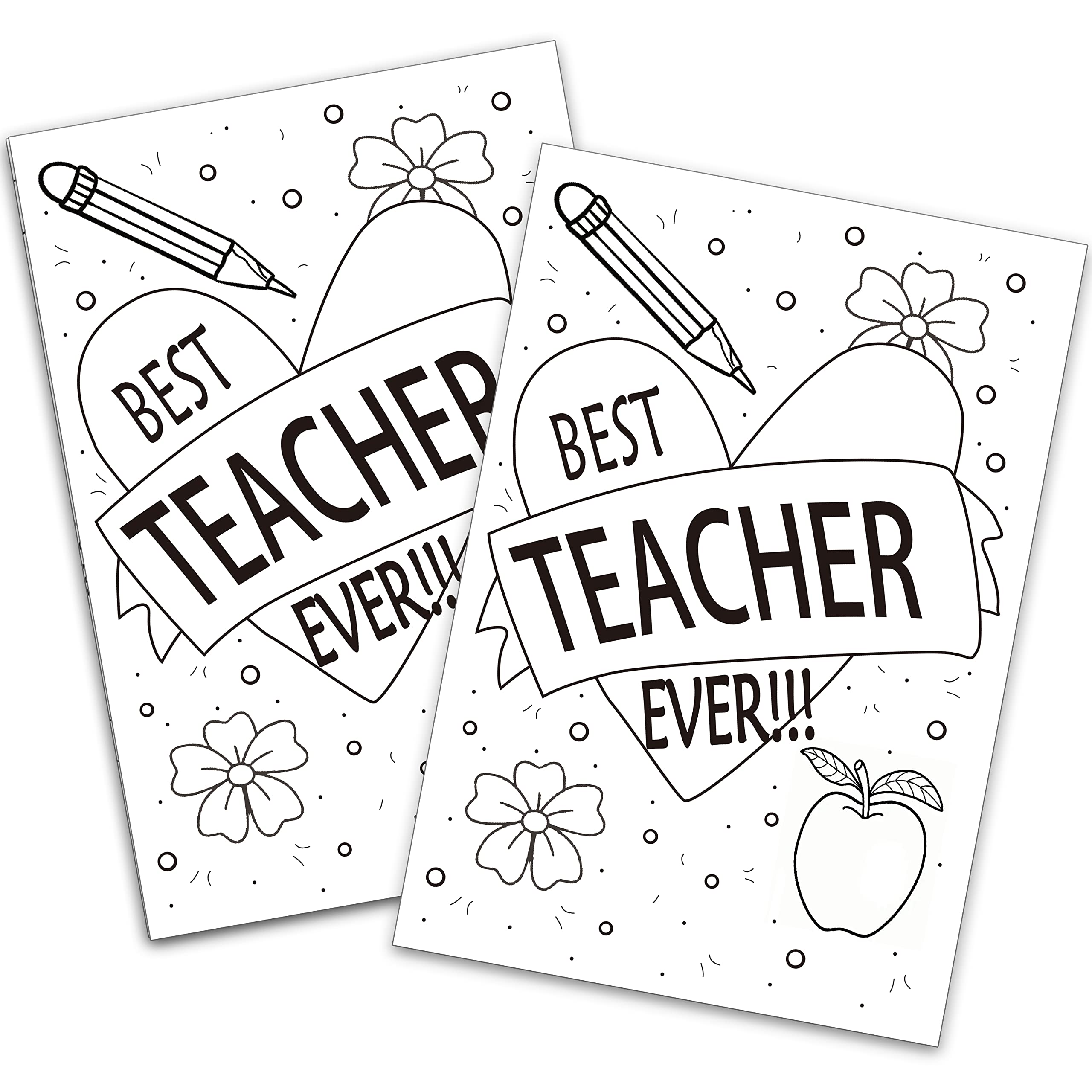 Kids coloring thank you rds fill in the blank thank you rds for teacher teacher appreciation rds with envelopes â gxk office products