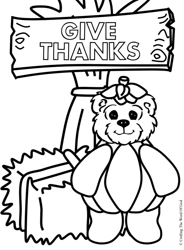 Give thanks bear