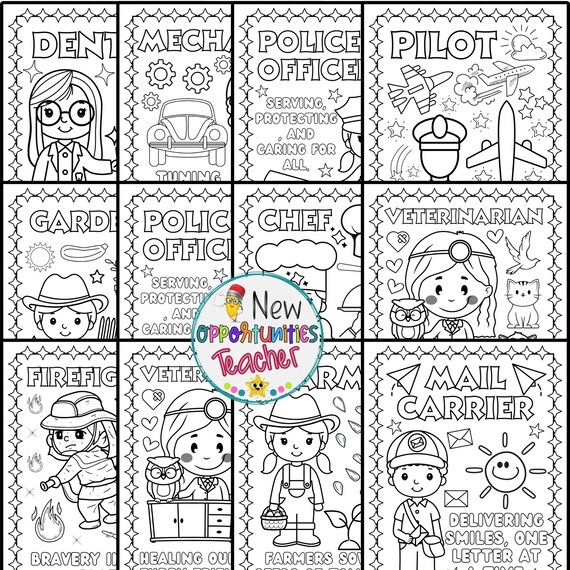 Labor day coloring pages celebrating our workers coloring sheets worker appreciation coloring book