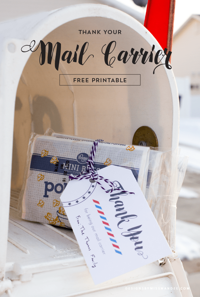 Thank your mail carrier