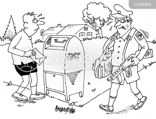 United states mail cartoons and ics