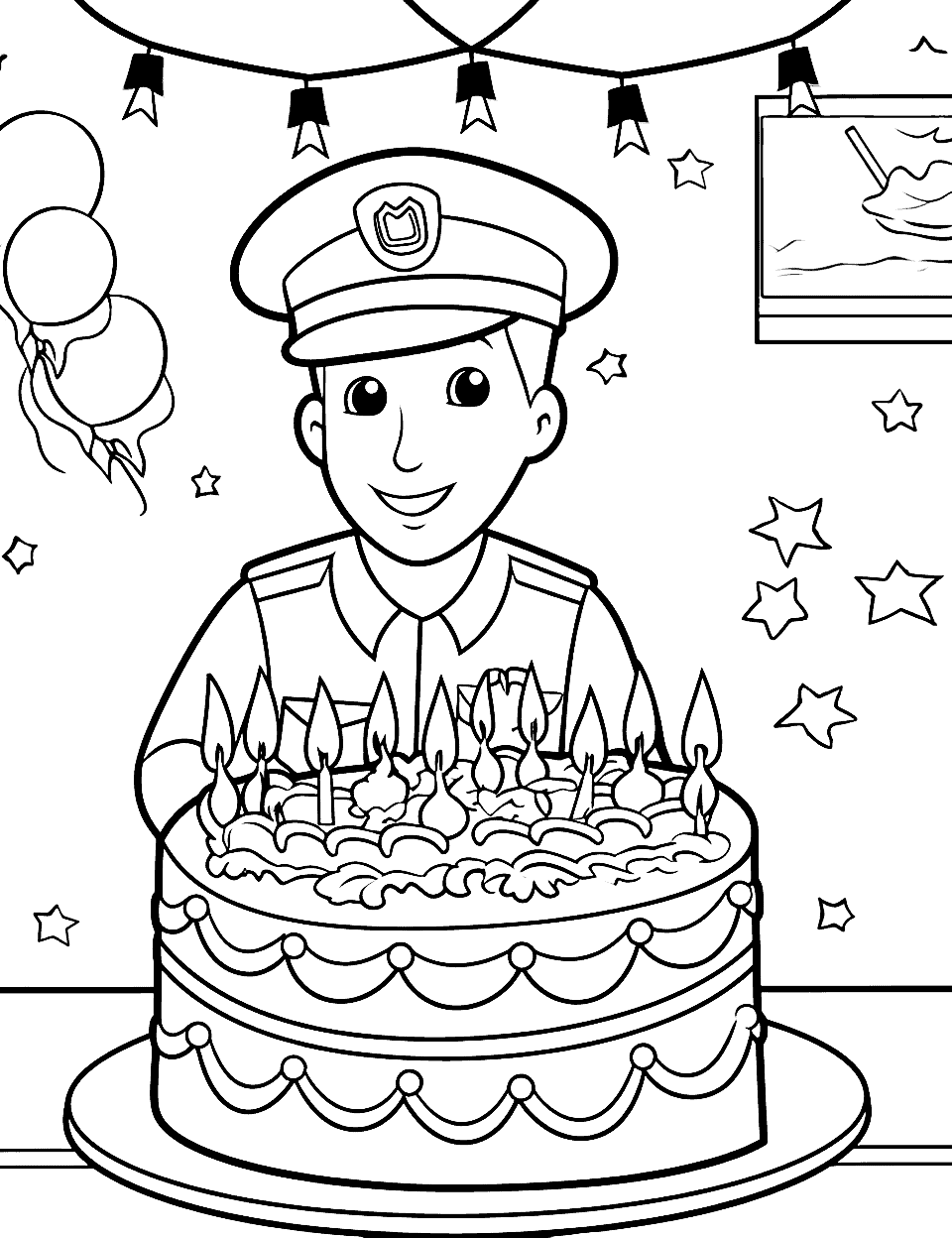 Happy birthday coloring pages free printables