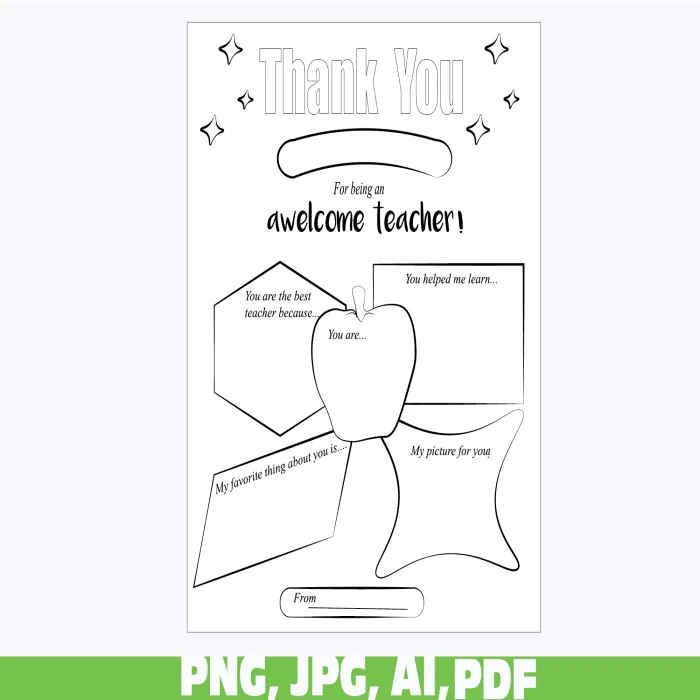 Teacher appreciation week printable teacher survey teacher printable teacher thank youteacher appreciation week printable cardteacher coloring page all about my teacher