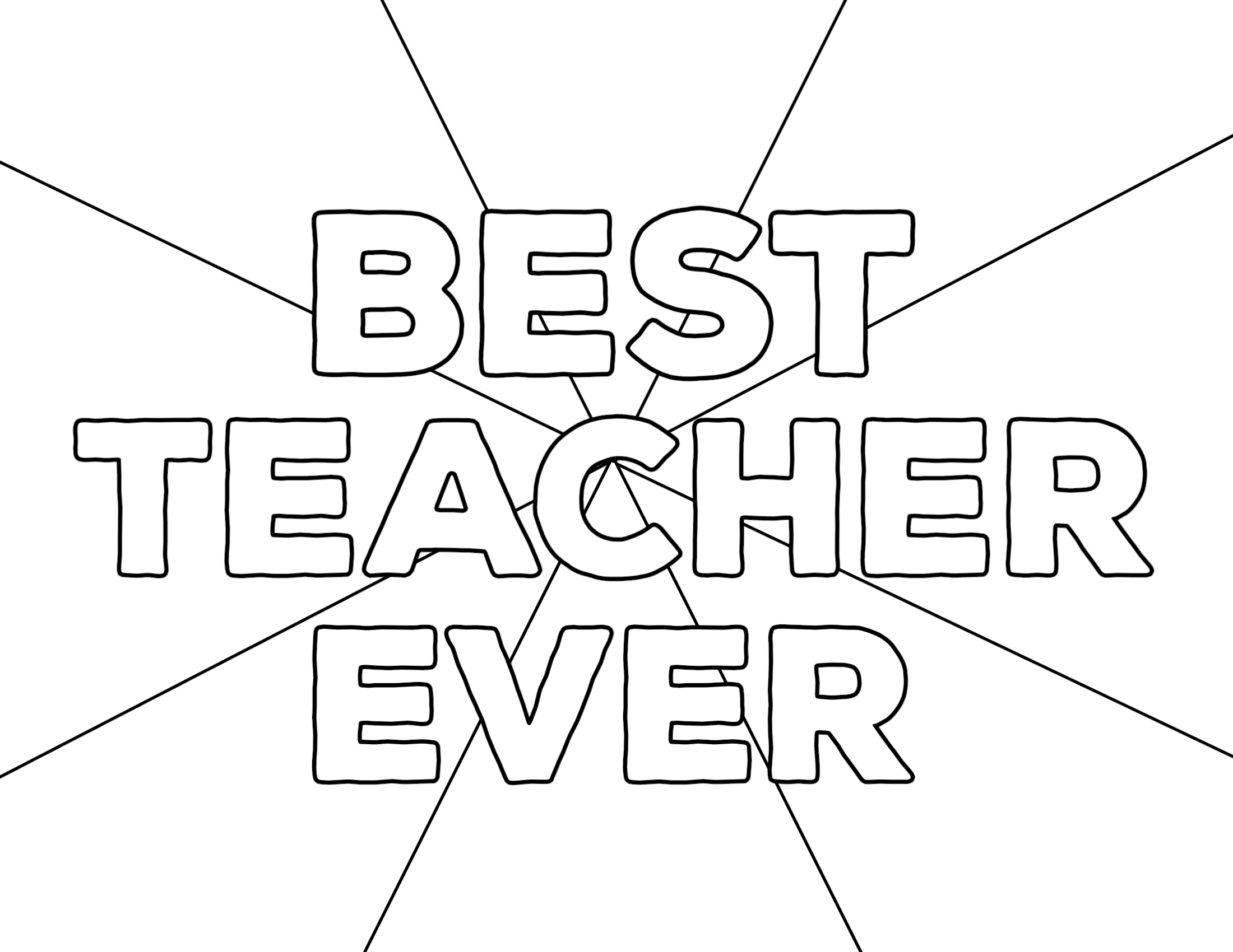 Teacher appreciation coloring pages